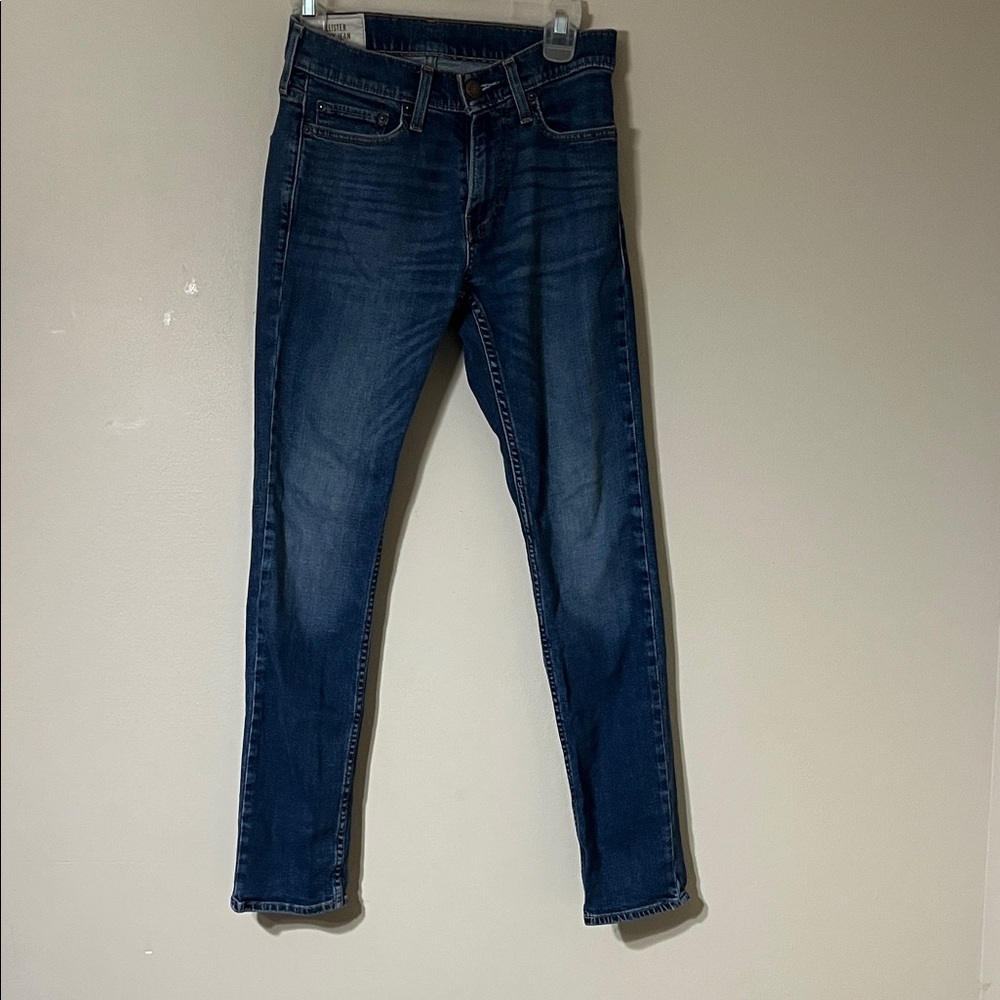 Hollister Women's Dark Blue Skinny Jeans